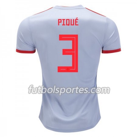 Camisetas España Pique 3 Segunda Equipacion Mundial 2018